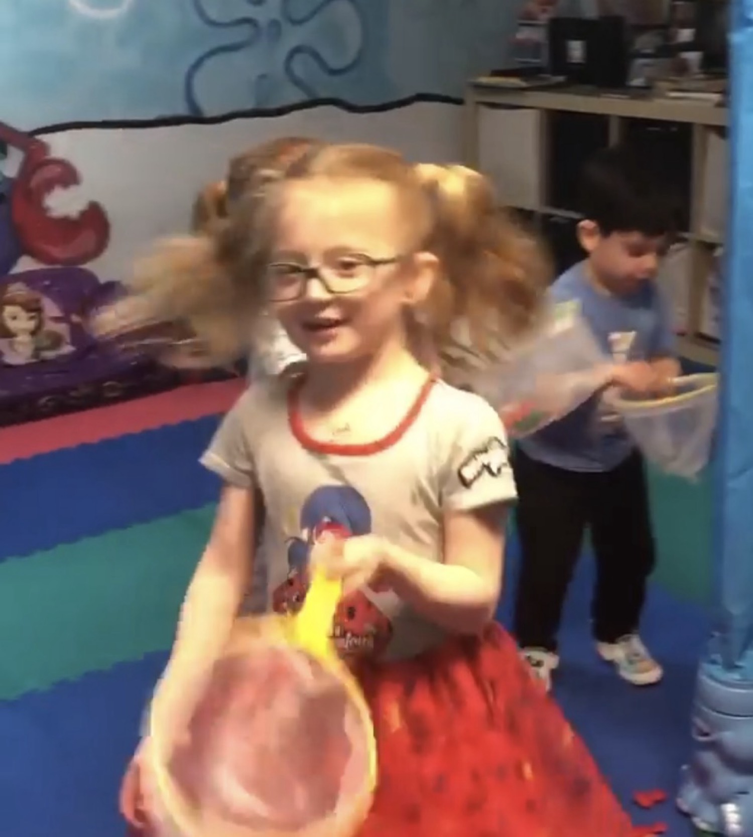 A child playing at My Piccolo Mondo
